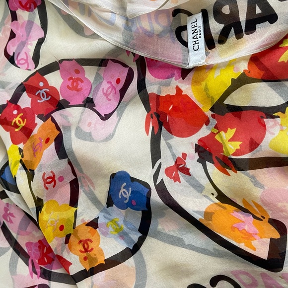 Chanel Rue Cambon Silk Scarf. - Picture 7 of 16